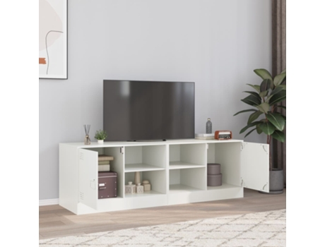 Muebles para TV 2 unidades acero blanco 67x39x44 cm