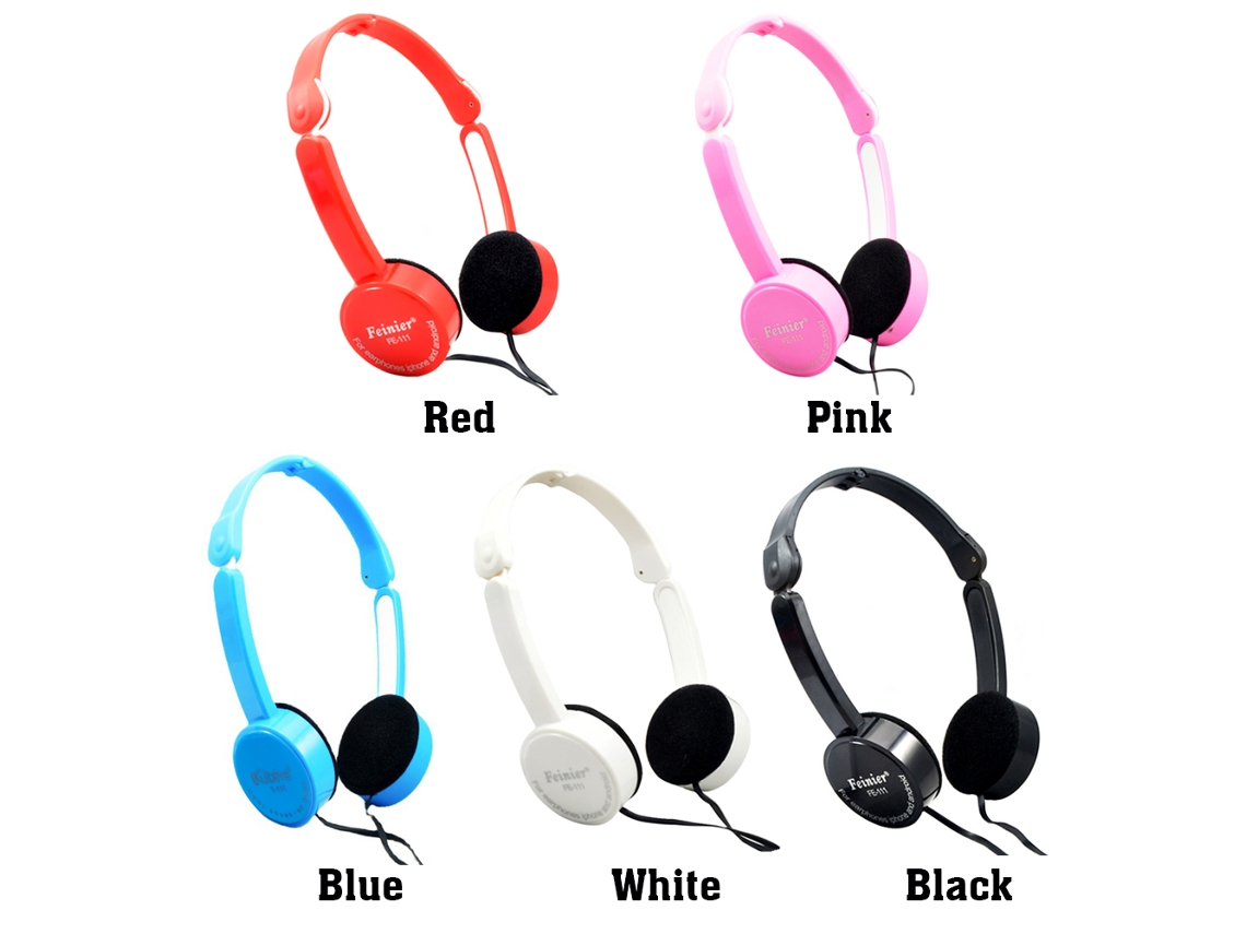 Auriculares Estéreo Plegables Con Cancelación De Ruido Y Control Por Cable - Regalo Para Niños