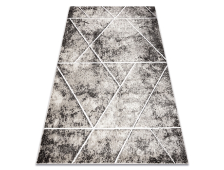 Alfombra DYWANY LUSZCZOW (180 x 270 cm - Polipropileno y Poliéster - Beige)