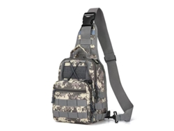 Mochila Táctica Multifuncional Para Hombre, Adecuada Para Actividades Al Aire Libre Y Senderismo, Con Correa De Hombro Diagonal.