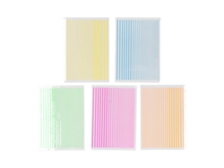 5pcs Cinta De Uñas Adhesivo Para Manicura Diy Decoración De Uñas Artística Rayas Lineales