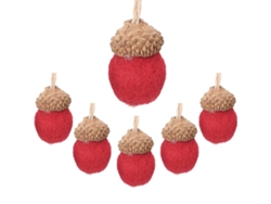 Decoración artesanal DIY (con hilo de fieltro y bolas de pino)