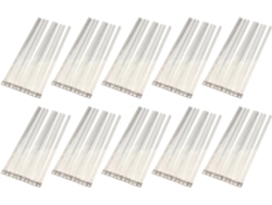 100 Correas De Escape De Cable De Acero Inoxidable De 0,39 Pies X 15,75 Pulgadas Con Metal