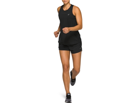 Pantalones Cortos para Mujer ASICS Road 3.5In Negro para Running (Talla:XS)