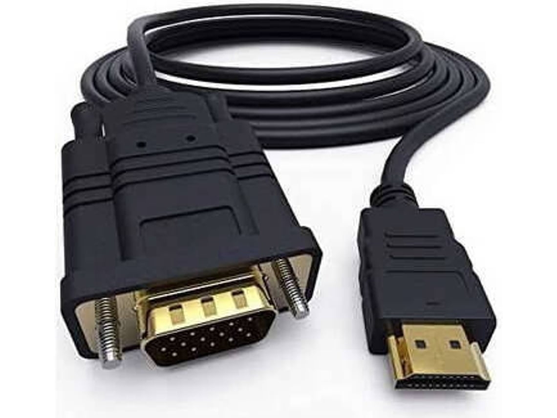 Convertidor Hdmi A Vga 4k De Alta Resolución Para Ordenadores De Sobremesa, Portátiles, Televisores, Monitores Y Videojuegos.