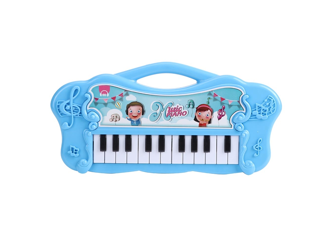 Juguete Piano Electrónico Bebé Niños Juguete Musical Educativo Temprano Niña Regalo Azul