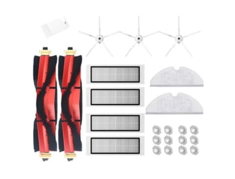 Adecuado para Xiaomi Roborock S5 Max S6 S60 S65 S5 S50 E35 accesorios para aspiradoras Cepillo Lateral blanco de cinco brazos