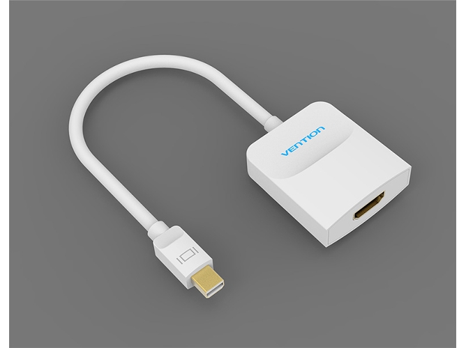 Convertidor Adaptador Vention Thunderbolt Mini DisplayPort Macho para HDMI Blanco