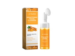 Gel facial de limpieza profunda con cacao y cúrcuma.