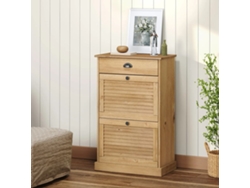 Zapatero | Armario Zapatero Vigo Madera Maciza De Pino 60x35x96 Cm