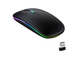 Ratón silencioso Bluetooth de modo dual ultrafino con carga inalámbrica