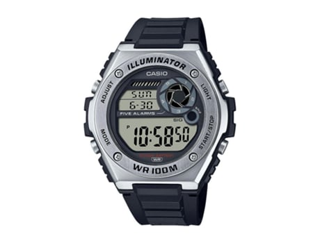 Reloj CASIO Hombre (Acero Inoxidable - Negro)