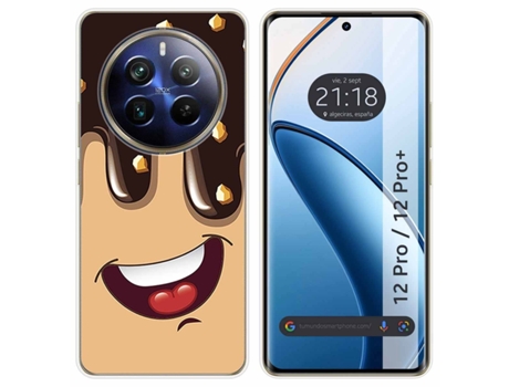 Funda Diseño Helado Chocolate para Realme 12 Pro 5G / 12 Pro Plus 5G TUMUNDOSMARTPHONE Silicona Multicolor
