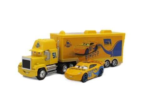 Set takara tomy pixar car 3 jackson mack uncle truck 1:55 diecast metal car model toy boy christmas gift