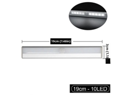 (luz Cálida De 19 Cm) Luz Nocturna Led Con Sensor De Cuerpo Humano Pir