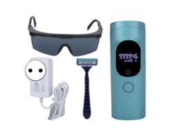 Dispositivo De Depilación Ipl Para Hogar Painless Con Enfriamiento De Hielo Azul 110-240v Plug Eu Para Hombres Y Mujeres