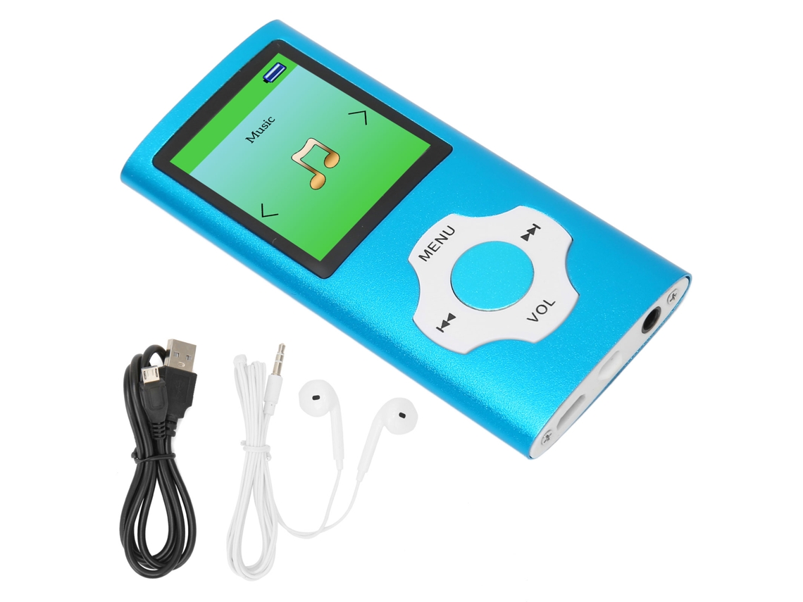 Reproductor Mp3 Portátil Con Pantalla Lcd De 1,8 Pulgadas, Grabadora Y Radio Fm Para Estudiantes (azul Cielo)