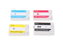 4 Cartuchos De Tinta De Repuesto Para Impresoras De Oficina Maxify Mb2010-mb2760 (1100-1900 Páginas).