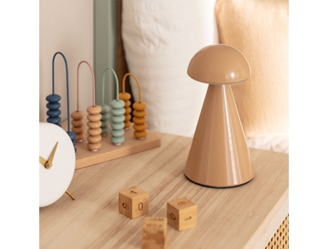 LEDKIA Lámpara de Mesa LED 2W Portátil con Batería USB Recargable Azana Camel 3000K