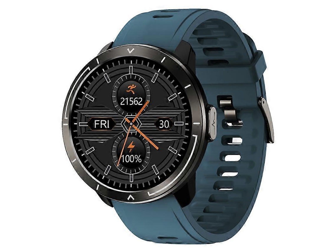 Reloj inteligente deportivo M18plus con monitor de frecuencia cardíaca, presión arterial, ECG y podómetro Jinyubo Store