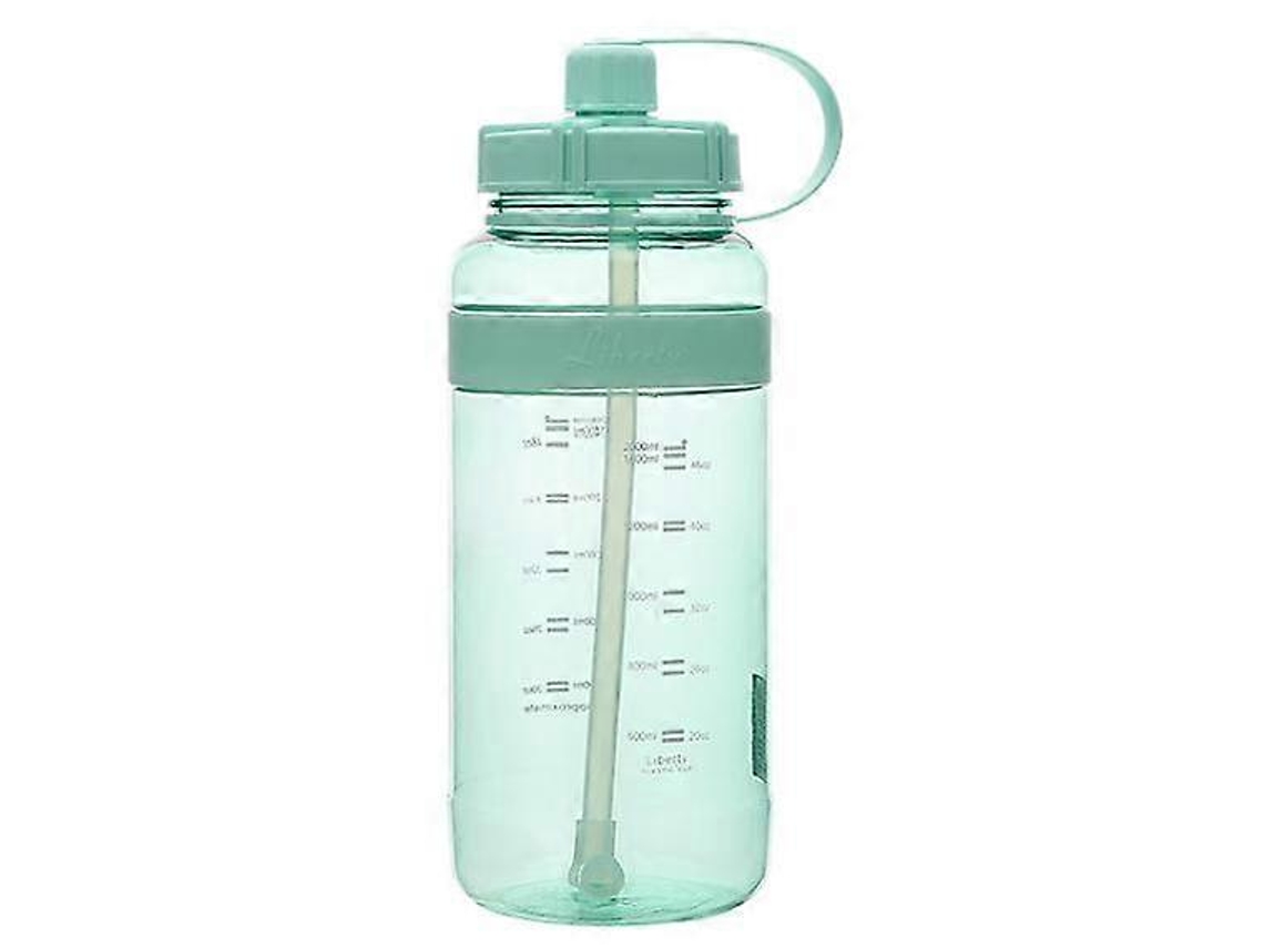 Botella De Agua Deportiva De 1000 Ml, Botella Grande Para Gimnasio, Jarra Reutilizable Con Pajita. Rosewell