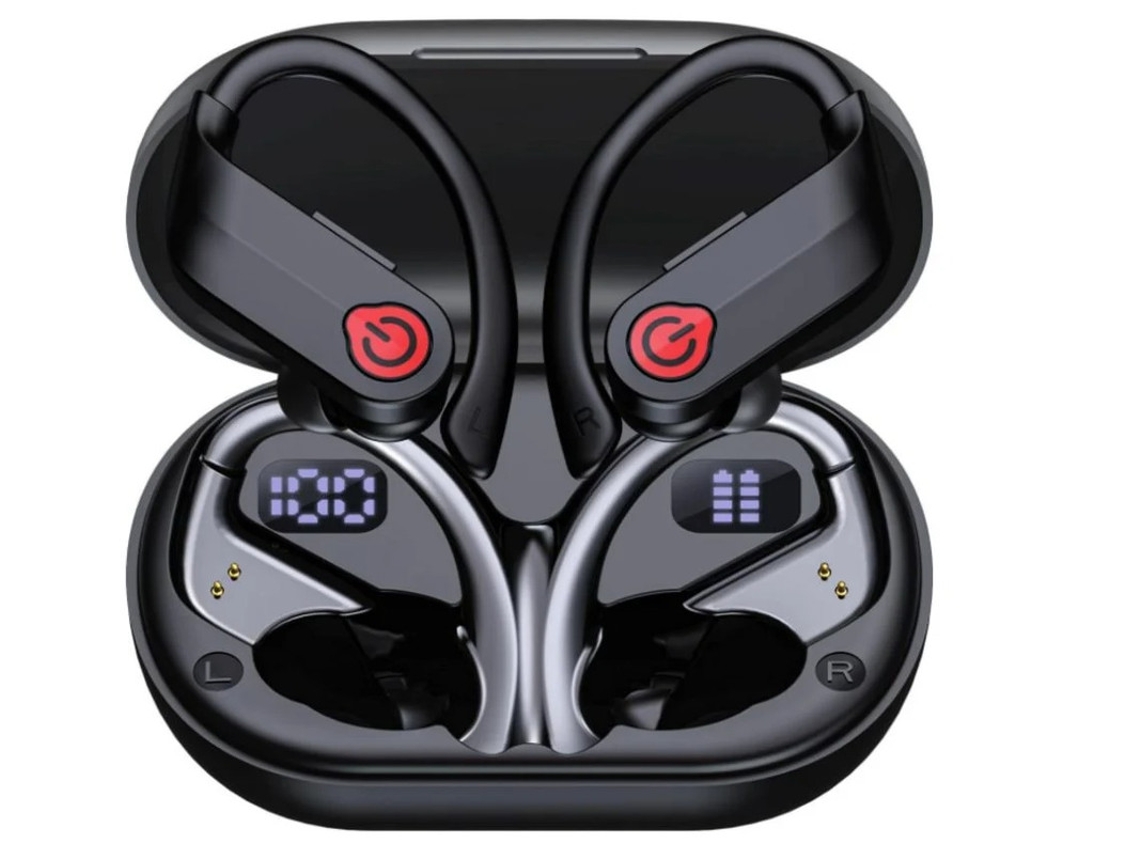 Auriculares Sem Horas Carregamento Yizhood Bluetooth Negro