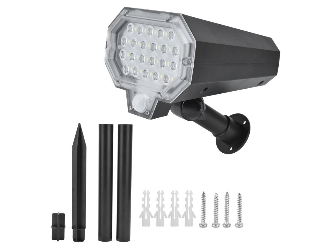 2026-luz Solar Para Jardín Con Sensor De Movimiento 160°, Rotación Automática, 22led, Lámpara De Pared Para Patio