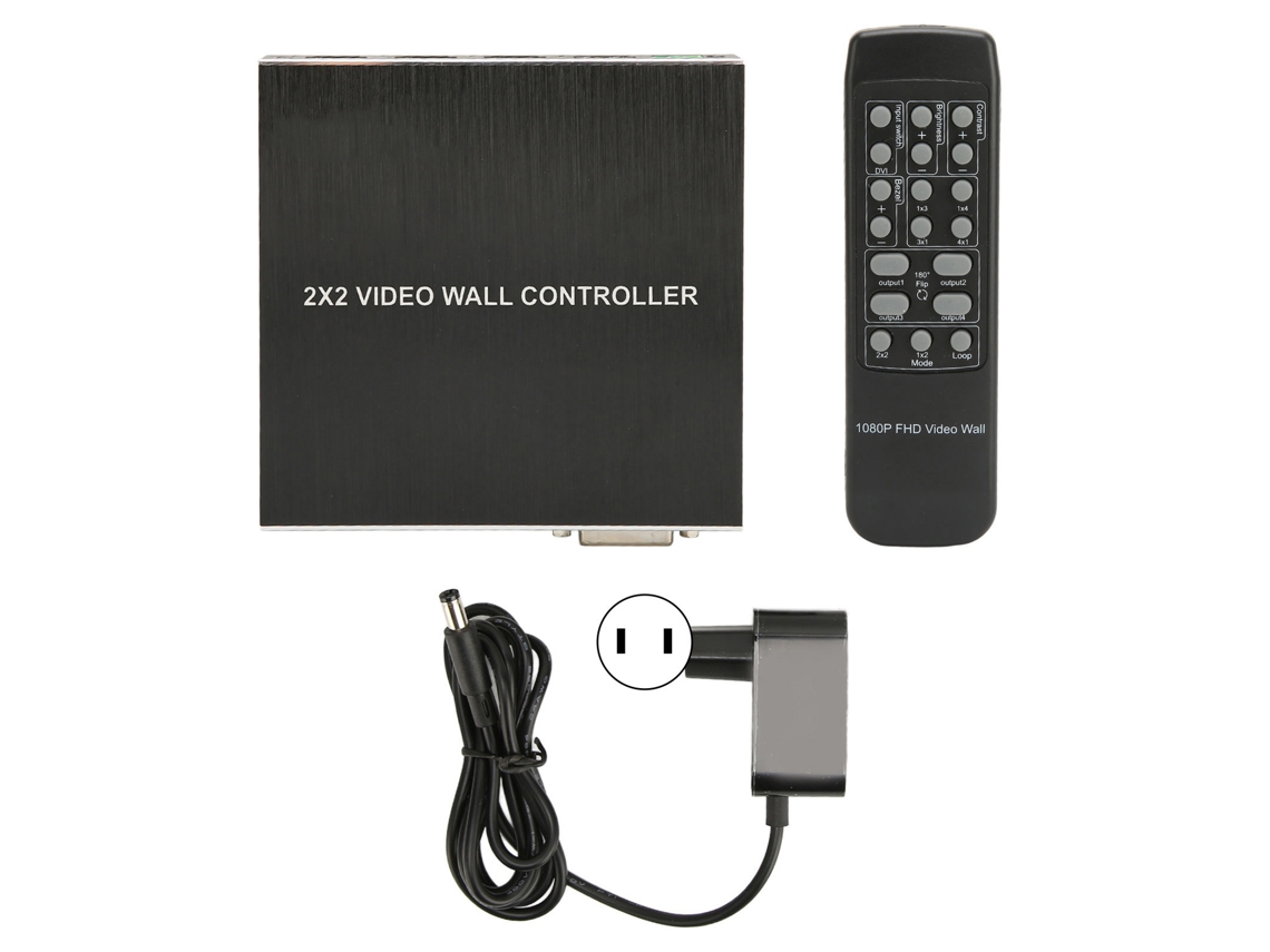 Conmutador De Interfaz Multimedia Hd 2x2 Con Salida 4k Hdcp 2.2, Extractor Edid Y Control Remoto.