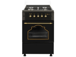 SOLTHERMIC Estufa Gas Rústica Negra 50X55 F5S40G2Rb