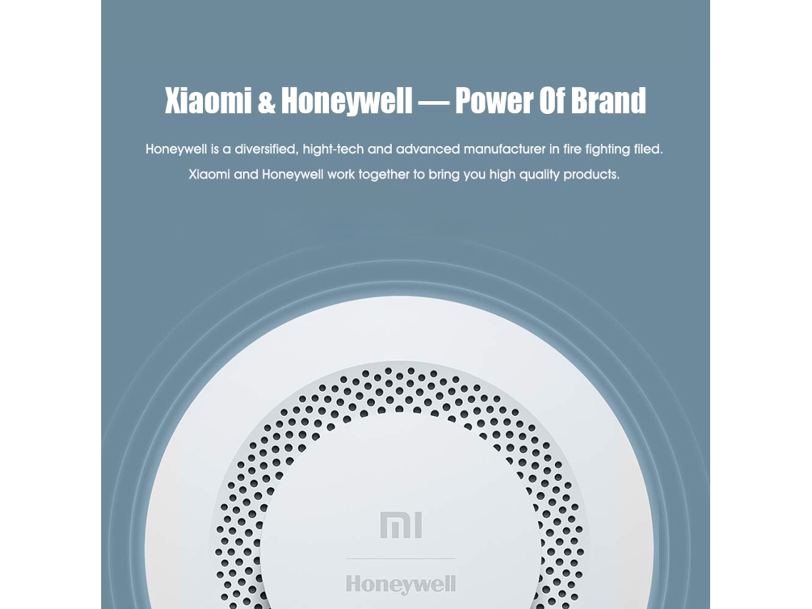 Detector de humo Xiaomi con sensor Honeywell | S/BRAND