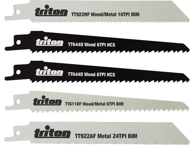 Conjunto de Cuchillas para Sierras Sable TRITON 954242 - 5 piezas