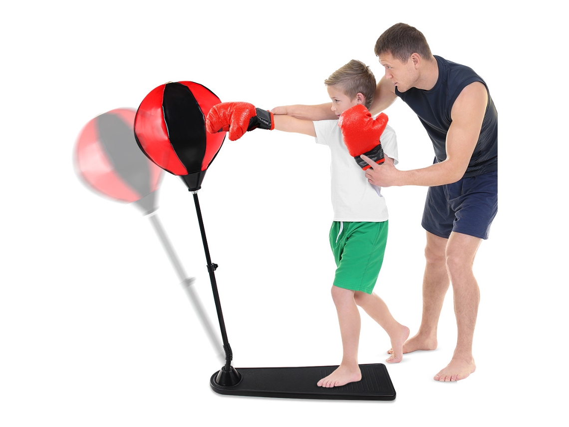 Saco de Boxeo CUICH - Balón de Boxeo Vertical Inflable con Altura Ajustable para Entrenamiento y Alivio del Estrés
