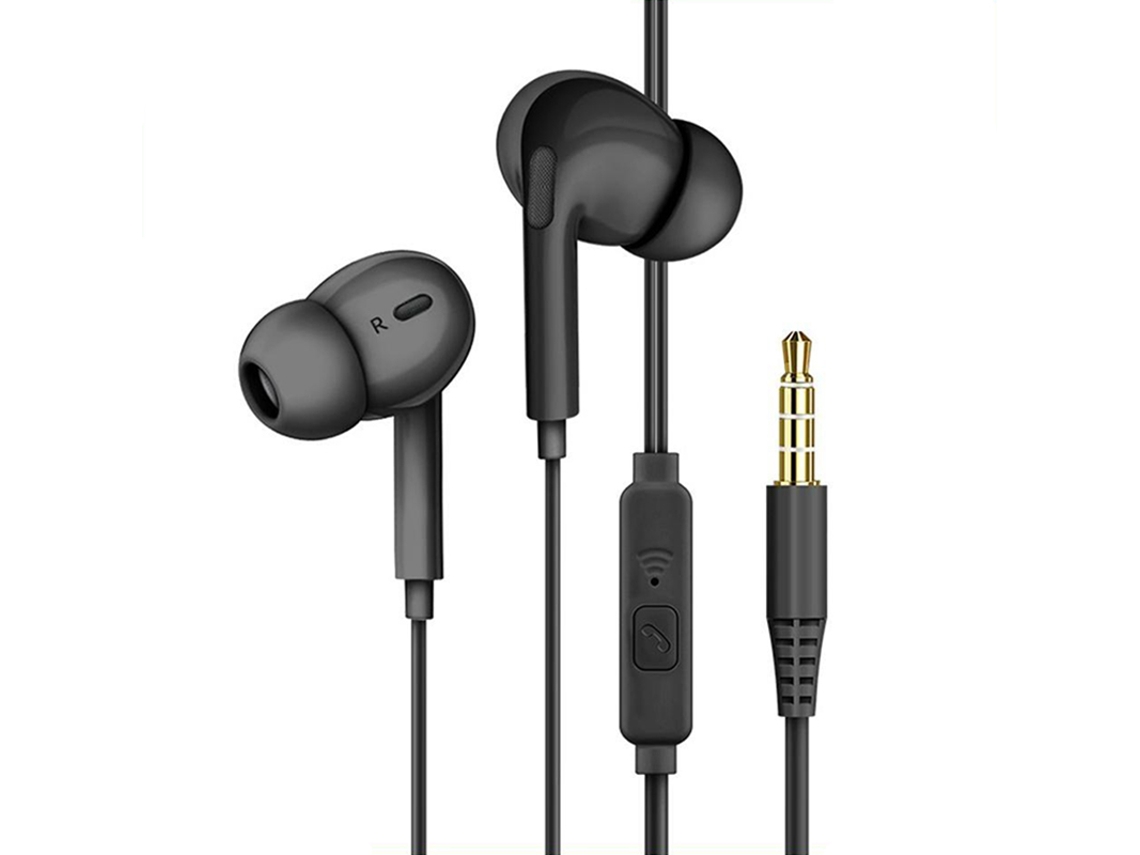 Auriculares Universales De 3,5mm, Micrófono Y Sonido Estéreo Hifi, Con Control De Volumen.