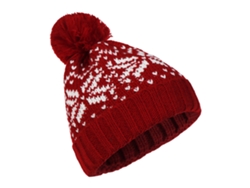 Rebe-gorro De Lana Navideño Con Copos De Nieve Forro Polar Caliente Antiviento Para Mujer Hombre Esquí Ciclismo