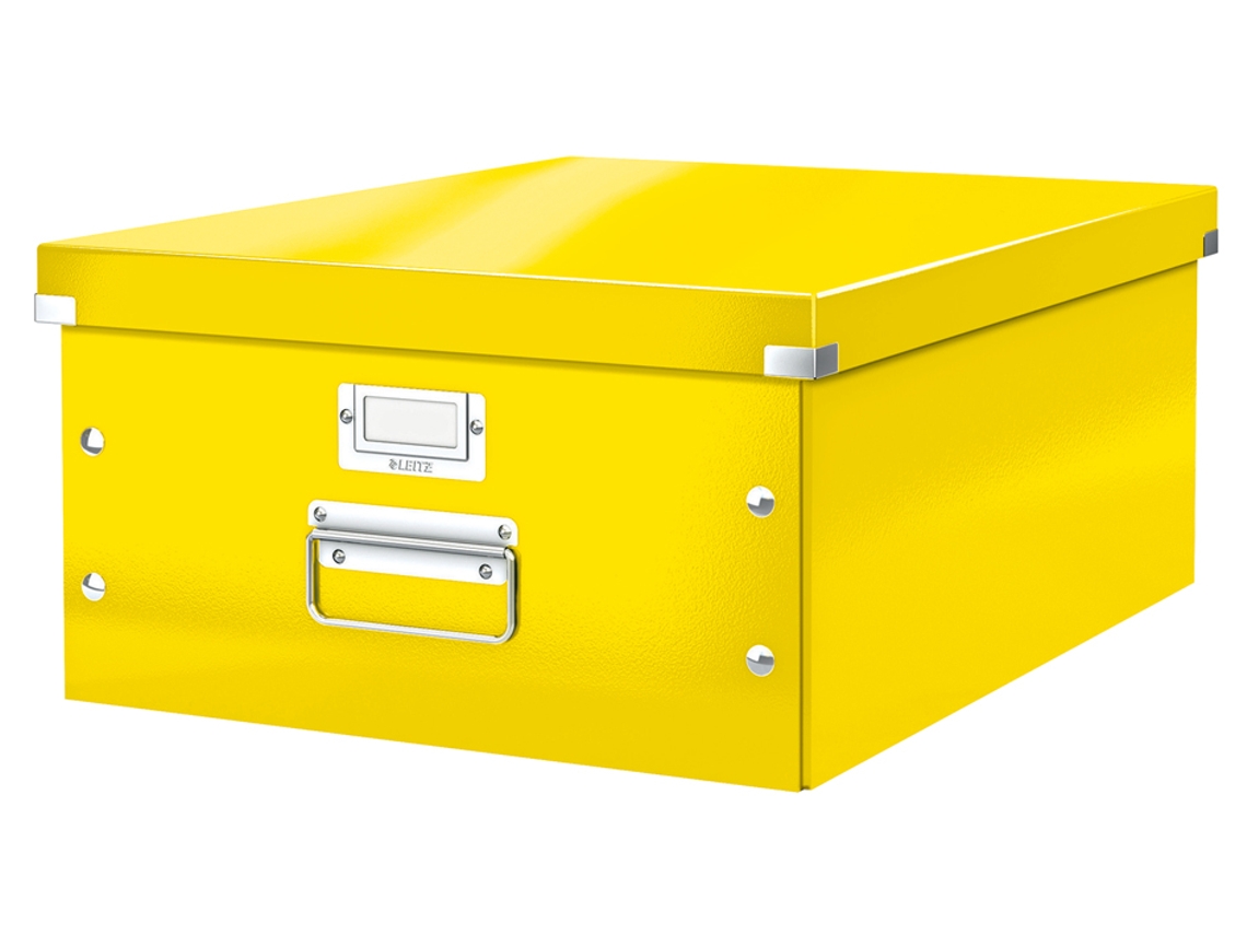 Caja de Almacenamiento LEITZ Click & Store Wow Din A3 Amarillo