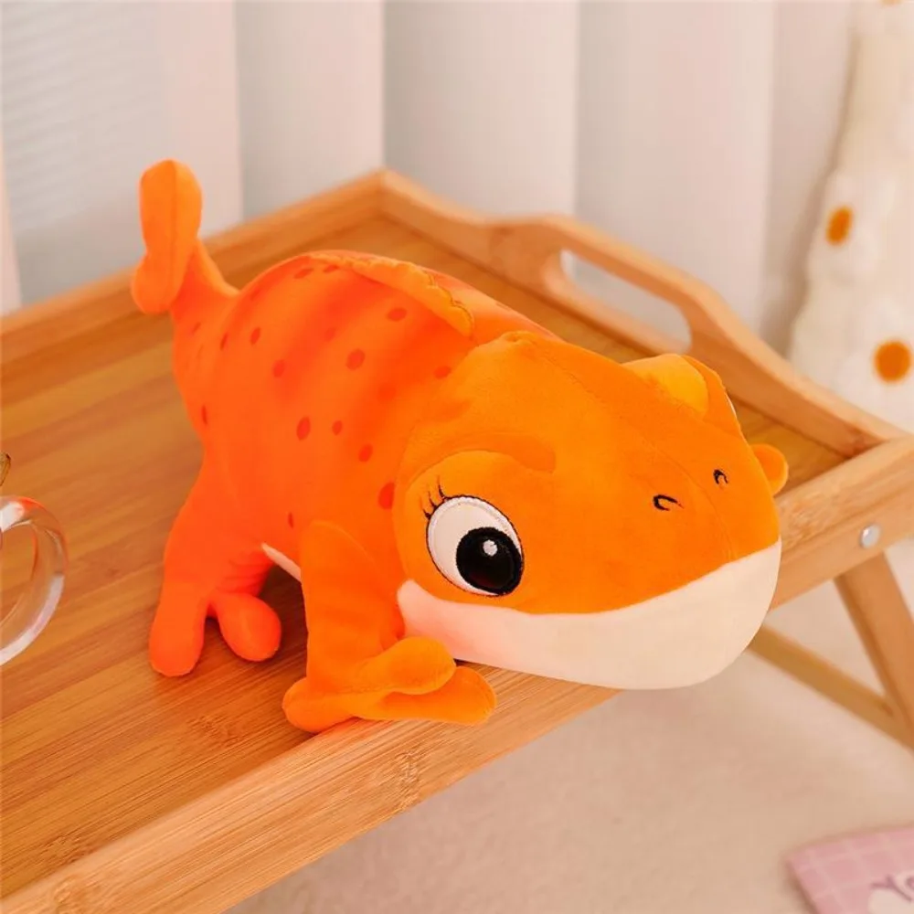 (naranja) Lagarto De Ojos Grandes, Lagarto De Dibujos Animados Realista, Lindo Sofá Creativo