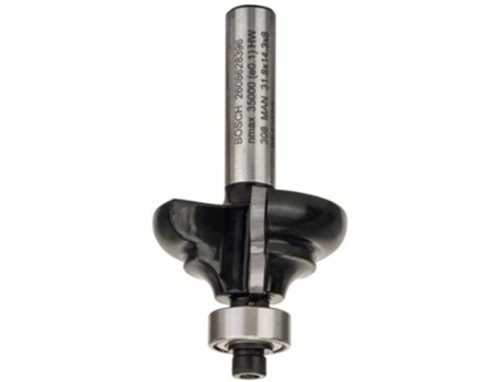 Fresa BOSCH para Bordes C - 8 mm - R1 4.8 mm - B 9.5 mm - L 14 mm - G 57 mm