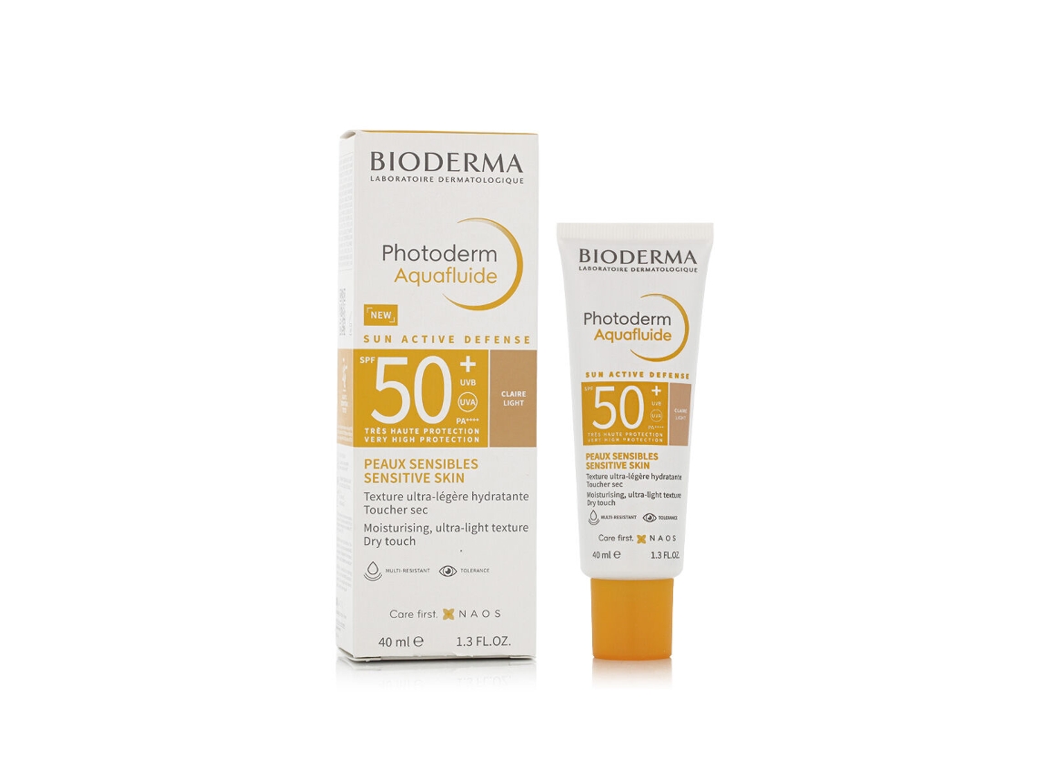 Protector Solar con Color BIODERMA Photoderm Aquafluide Light SPF 50 40 ml