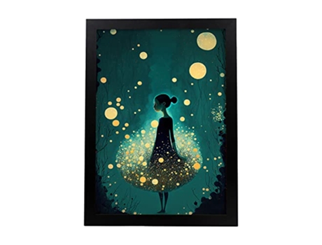 NACNIC Poster Luciérnagas En Estilo Surrealismo Cinematográfico Ilustraciones Y Grabados De Historieta Abstracta Y Artística A3