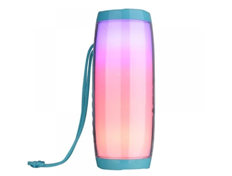 Altavoz inalámbrico Shxx compatible con Bluetooth portátil verde Potente bajo alto al aire libre Tf Fm Radio con luz LED Xq-Yx80