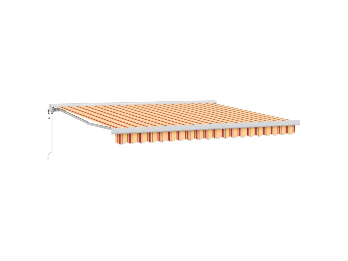 Toldo retráctil VIDAXL Amarillo Tejido (400x300 cm)
