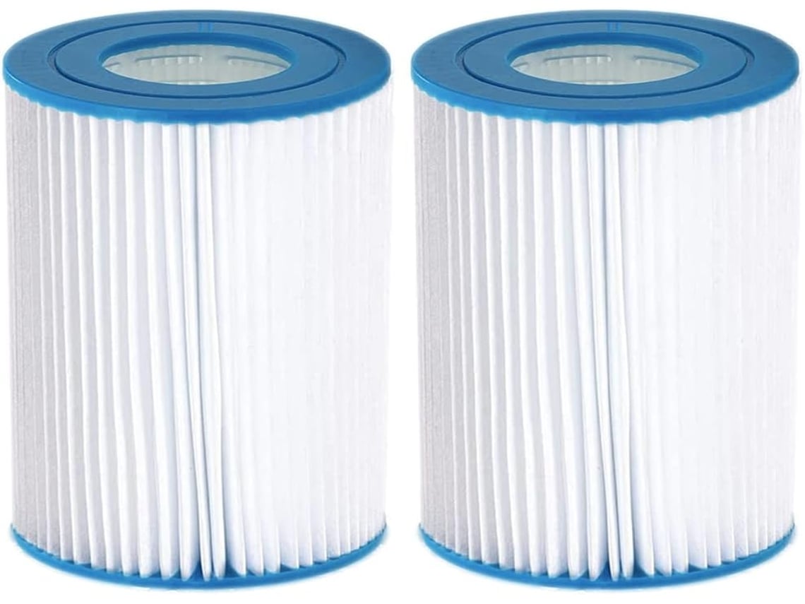 Cartucho De Filtro Para Piscina Tipo Ii, Pacote Bestway 58094, Substituição Universal Bombaspiscina. (2 Unidades)