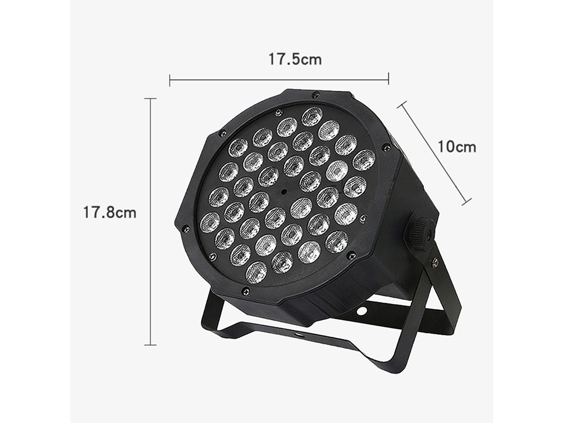 2026-luces Escénicas Aoresac 36 Led 7 Modos 36w Control Remoto Activadas Por Sonido Para Bodas Fiestas Navidad