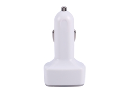 Cargador De Coche (salida Usb Dual Con Pantalla De Voltaje, Corriente Y Temperatura)