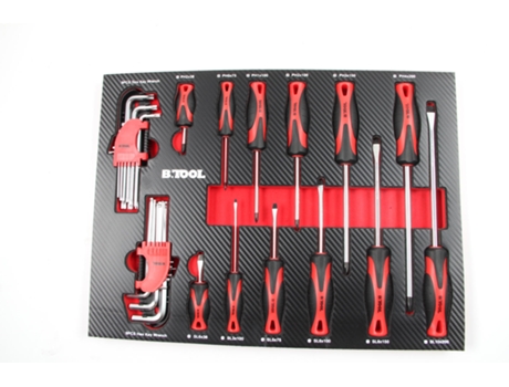 B.TOOL 855006172 Carro de Herramientas Btc172 Con 172 Herramientas