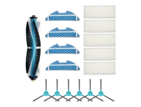 Filtro Hepa para Cecotec Conga 1290 accesorios para aspiradoras, paño de mopa Cepillo Lateral de rodillo principal para aspiradora Conga 1390