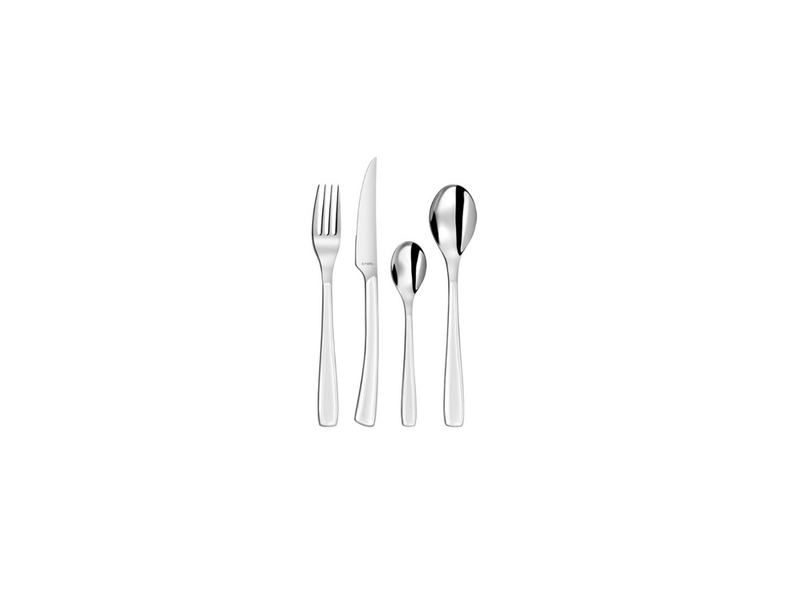 Juego De Cubiertos Blancos De 24 Piezas 2224whaf11c71 - Amefa