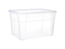 STEFANPLAST Visual Box Estuche Multiusos Tamaño Xl 39 X 29 X 24 Cm Polipropileno Gris