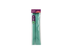 Cañas Flexi 10 5/16 Pack 6 Piezas Verde Rulos Flexibles Red Kiss