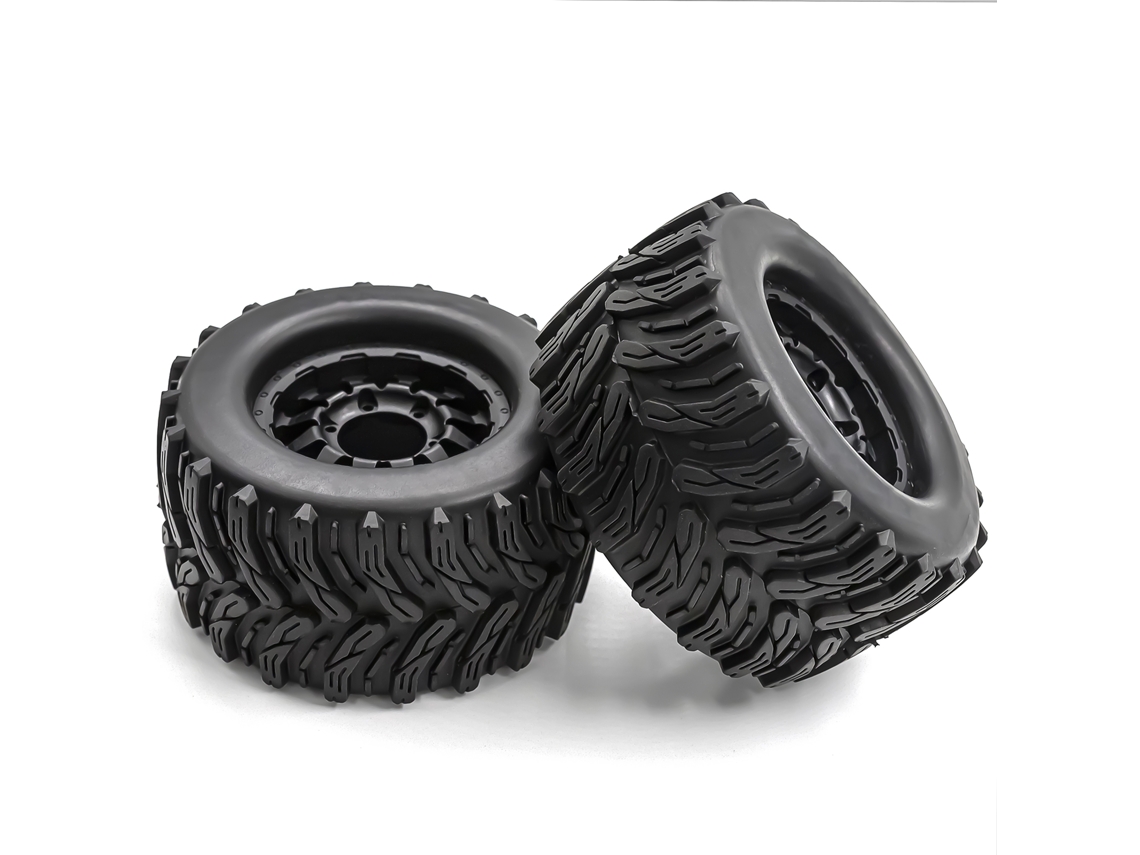 Neumáticos Con Llantas (4 Unidades) Para Coches Rc A Escala 1/10 Losi Hsp Traxxas